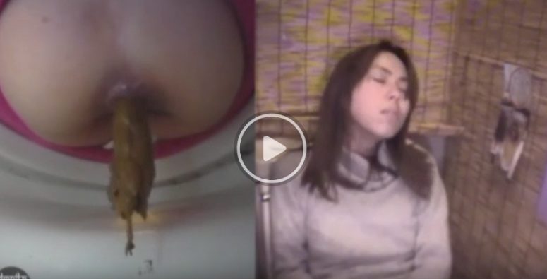 うんこしながらイキそうになるお姉さん