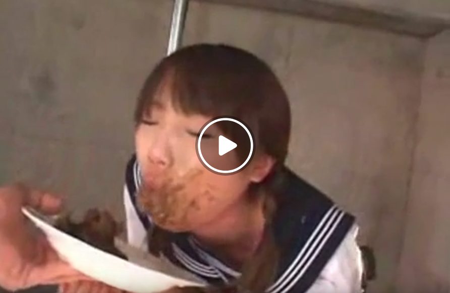 JKが自分のうんこを食糞してゲロ