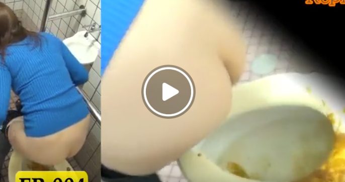 凄い下痢うんこをぶっ飛ばす女