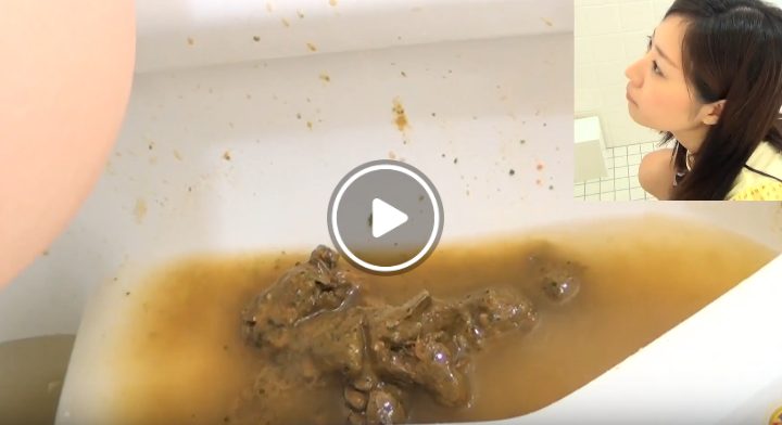 肛門が痛いぐらいの下痢便の女子