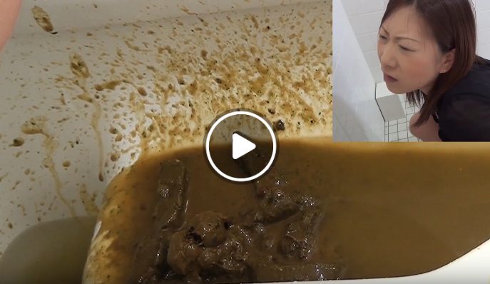 凄い下痢便の女子